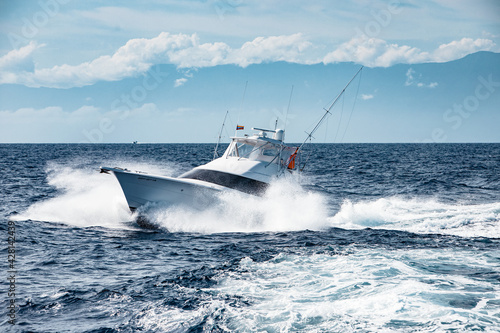 boat on the sea