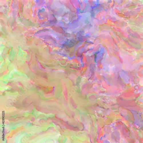 Contemporary art. Colorful texture of hand made artwork. Modern painting. Watercolor strokes on surface. Artistic background image. Abstract painting on canvas. Brushstrokes.