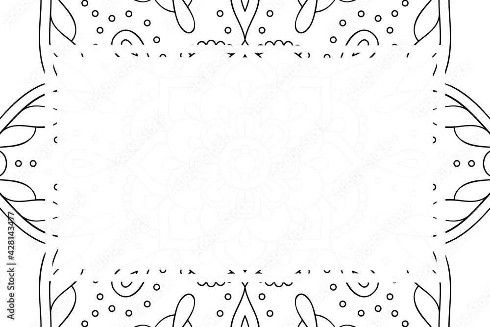 Obraz premium Vector islamic background with mandala