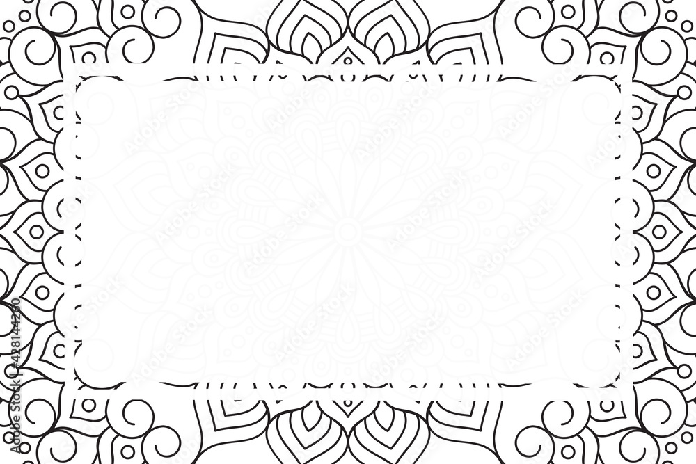 Vector islamic background with mandala Vector islamic background with mandala