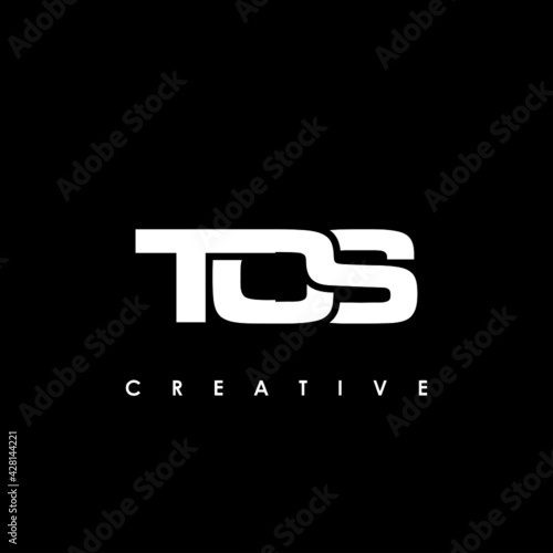 TOS Letter Initial Logo Design Template Vector Illustration