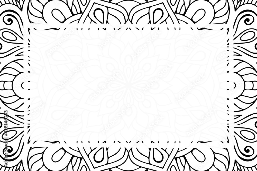 Vector islamic background with mandala Vector islamic background with mandala