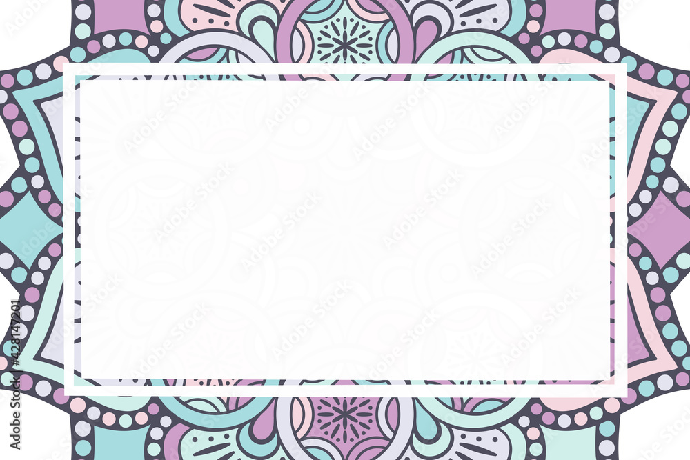 Vector islamic background with mandala Vector islamic background with mandala