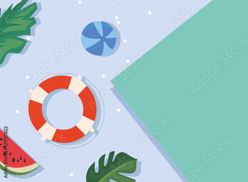 summer symbols banner