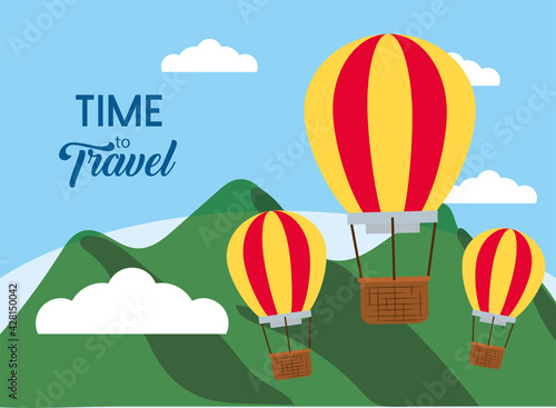 Hot air balloons