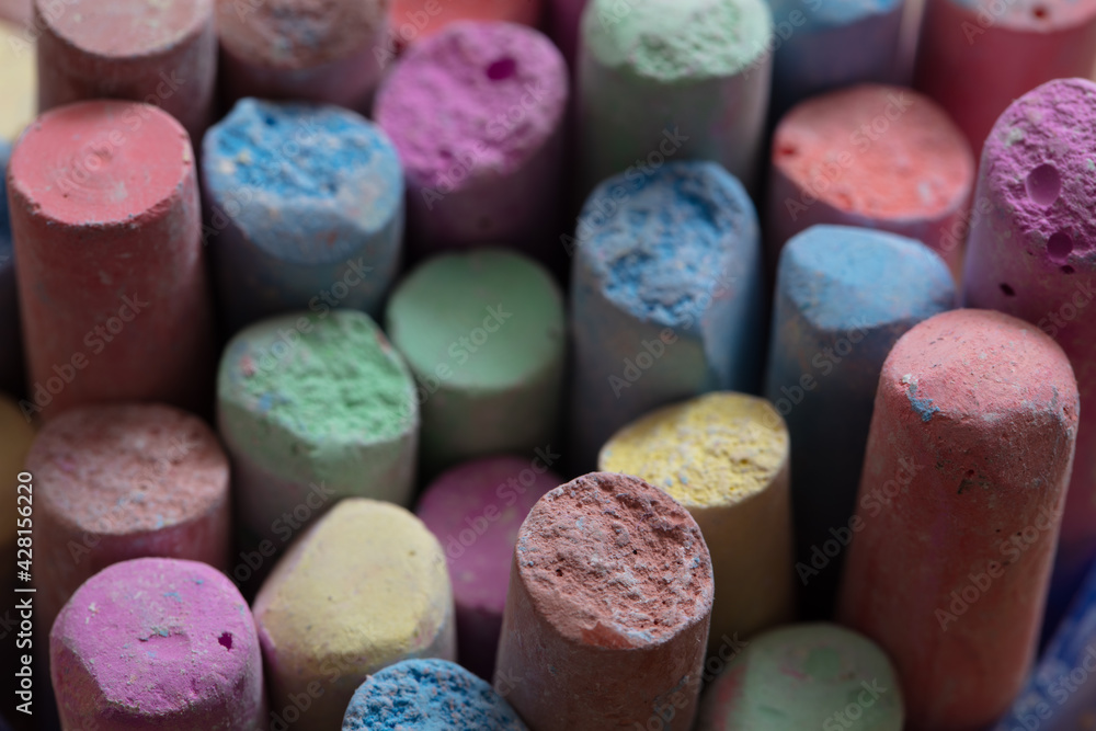 broken colorful chalk background, pattern broken colorful chalk background, pattern