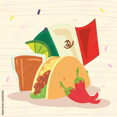 mexican taco food