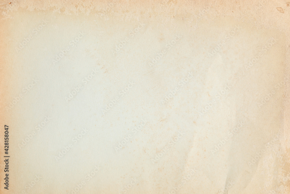 Fototapeta premium Old yellowed kraft brown background paper texture