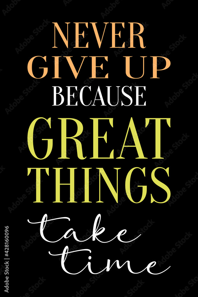 Fototapeta premium Great Things