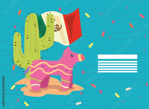 pinata with cactus