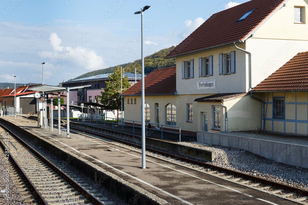 Bahnstation in Burladingen (Hohenzollern)