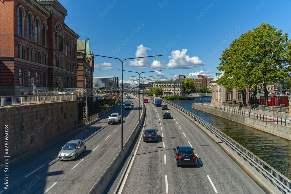 Centralbron, Expressway, Stockholm, Sweden