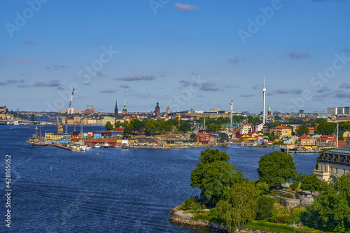View Of Gr  na Lund Amusement Park  Stockholm  Sweden