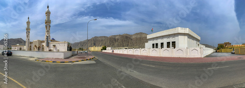 Sharja Mosque In The Center Of Khasab Musandam  Oman