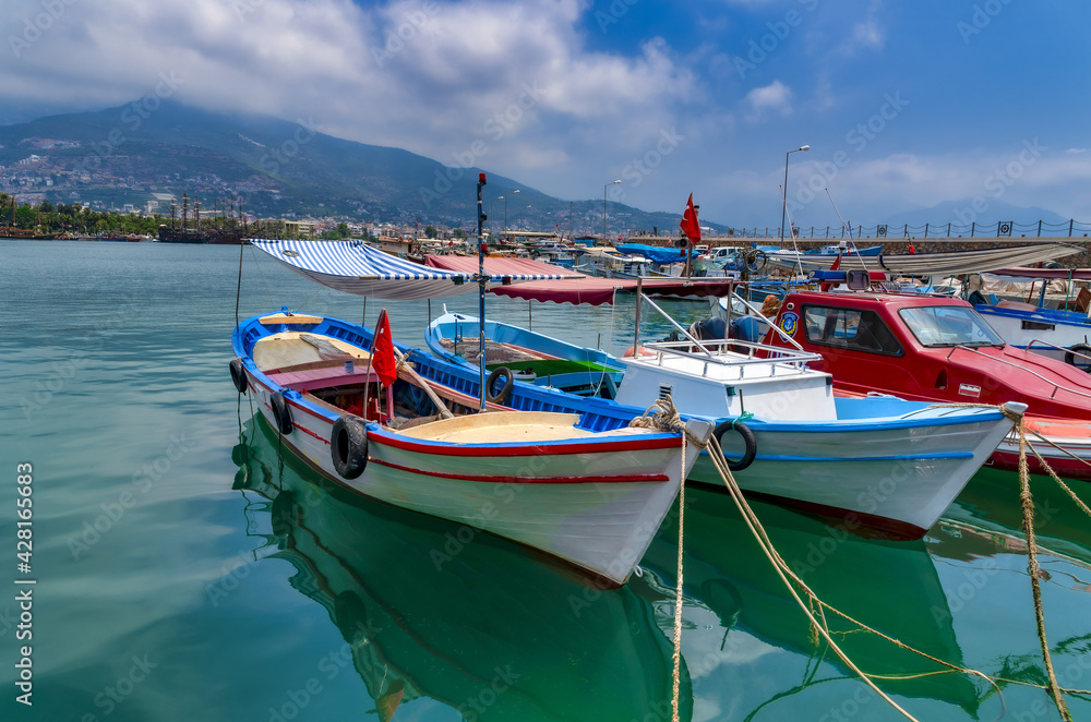 Fishing Port In Alanya, Alanya, Turkey