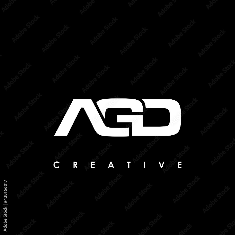AGD Letter Initial Logo Design Template Vector Illustration AGD Letter Initial Logo Design Template Vector Illustration