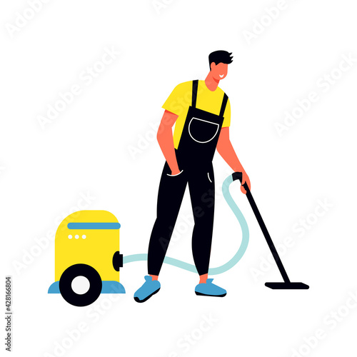 Vacuum Cleaner Flat Composition