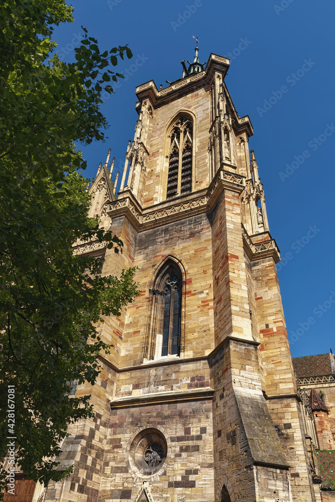 Kadhedrale, Martinskirche, Colmar, Alsace, France