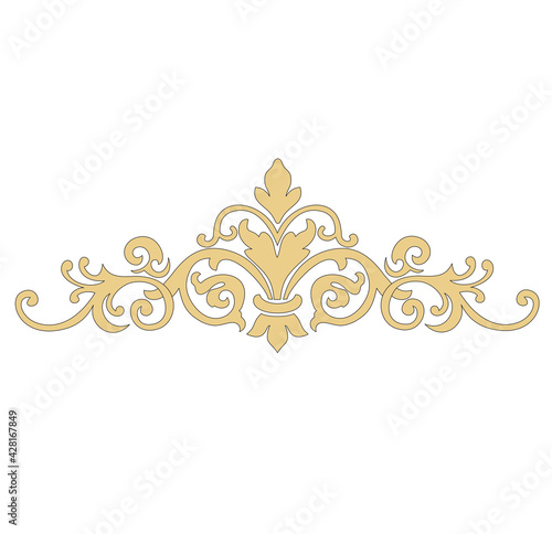 ANCIENT ROMAN AND HISTORICAL CLASSIC DECORATIONS GOTHIC COLUMNS AND FRIEZES IN ANCIENT VENICE STYLE