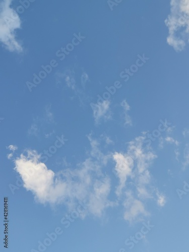 blue sky with clouds