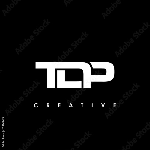TDP Letter Initial Logo Design Template Vector Illustration