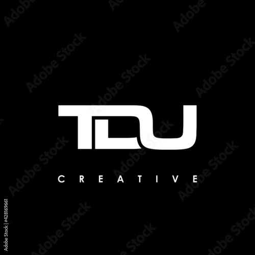 TDU Letter Initial Logo Design Template Vector Illustration photo