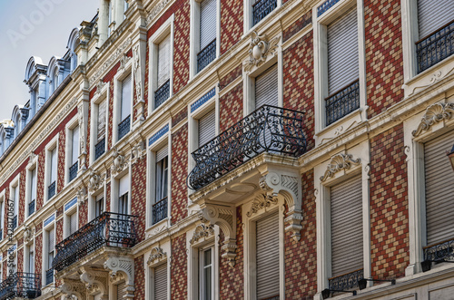 Close Up Of Traditional Architecture In Mulhouse, Alsace, France