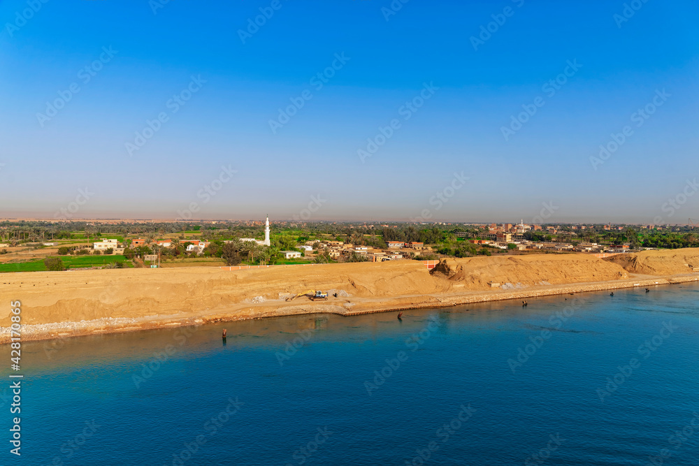 Big Bitter Lake, Suez, Suez Canal, Egypt