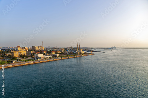 Mosque In Suez, Suez Canal, Egypt © Stockfotos