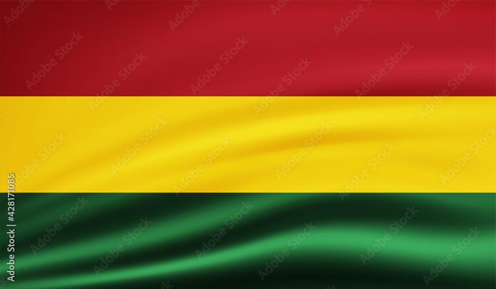 Flag of Bolivia with the effect of crumpled paper and grunge Flag of Bolivia with the effect of crumpled paper and grunge