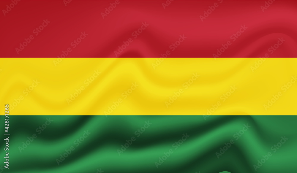 Flag of Bolivia with the effect of crumpled paper and grunge Flag of Bolivia with the effect of crumpled paper and grunge