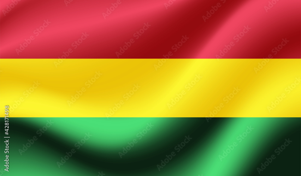 Flag of Bolivia with the effect of crumpled paper and grunge Flag of Bolivia with the effect of crumpled paper and grunge