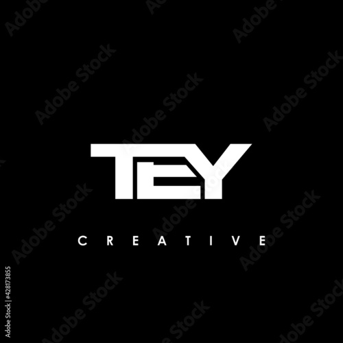 TEY Letter Initial Logo Design Template Vector Illustration photo