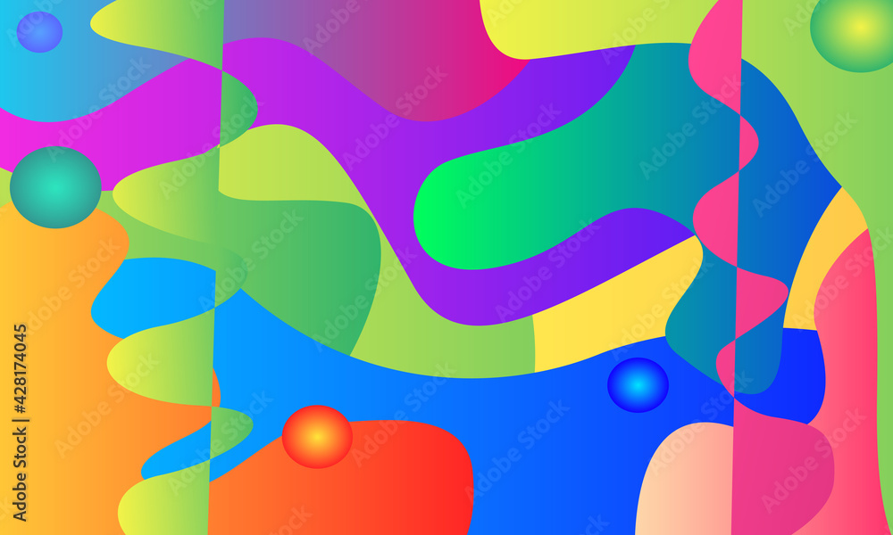 Modern classic abstract cheerful colorful background wallpaper