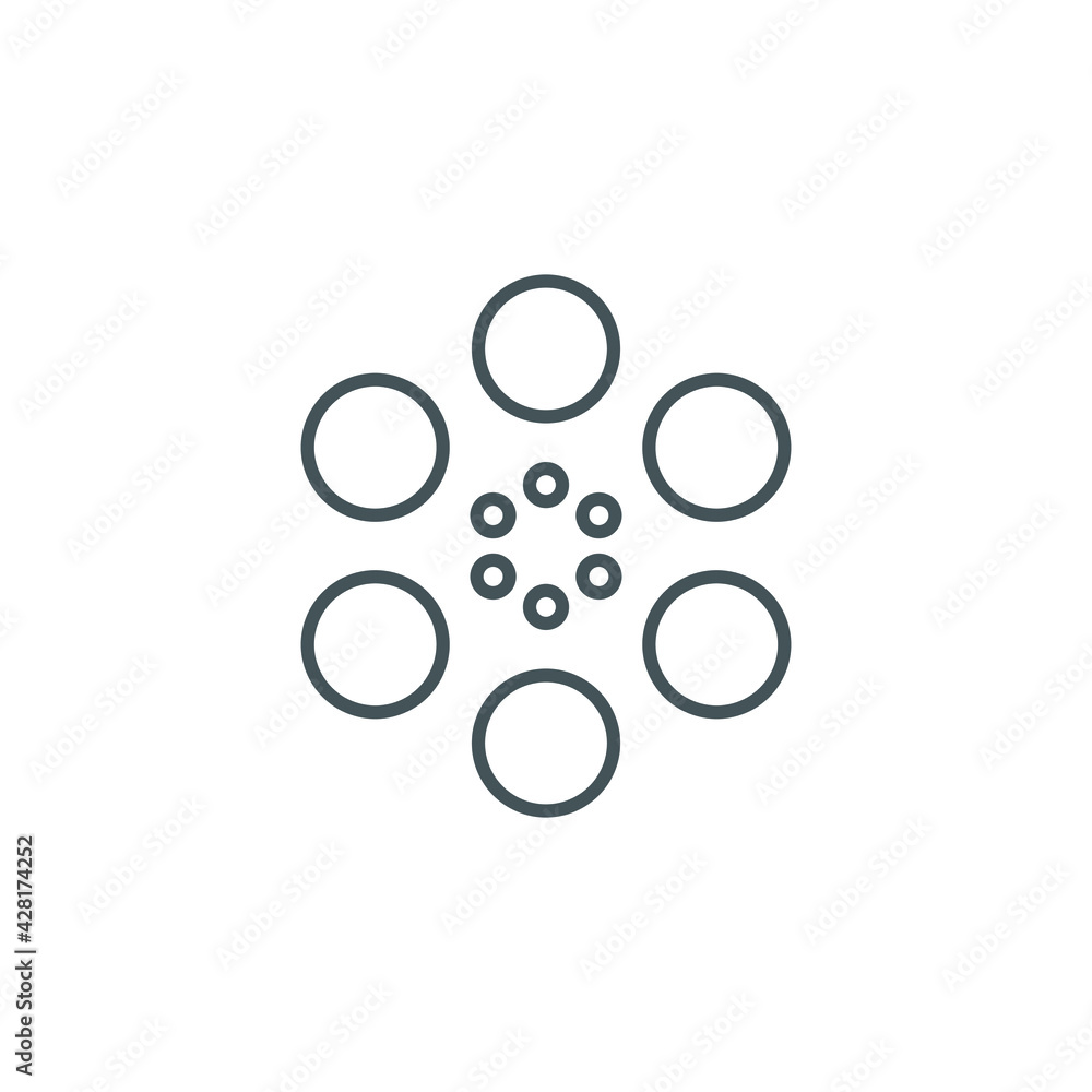 Wellness Circle Logo Ring - geometric abstract line art wellness beauty spa health care yoga meditation relaxation relax Wellness Circle Logo Ring - geometric abstract line art wellness beauty spa health care yoga meditation relaxation relax