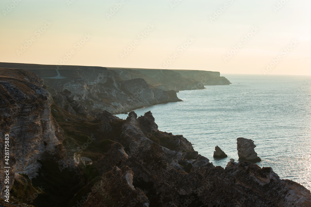 Cape Tarkhankut and Black Sea