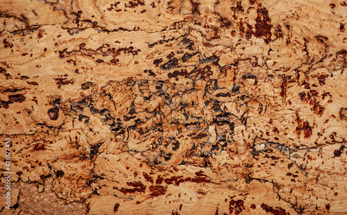 image of wooden cork background