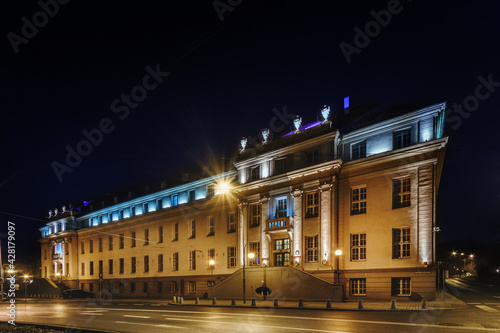 Obraz na płótnie Katowice w salonie