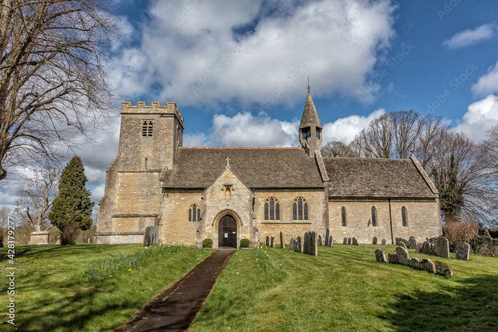 St Mary the Virgin parish church in Castle Eaton, Wiltshire, England, United Kingdom
