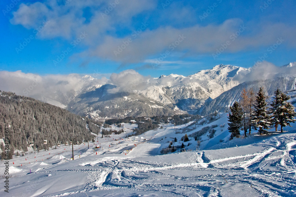 Courchevel 1850 Three Valleys Ski Resort French Alps France