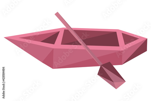 boat lowpoly style