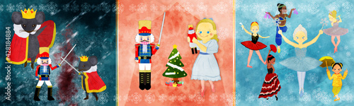 Obraz na plátně Ballet The Nutcracker