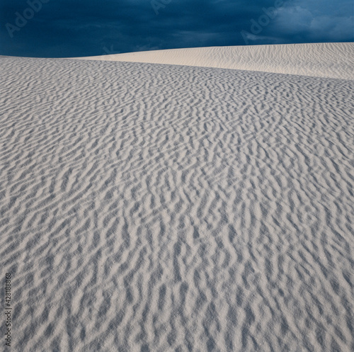 White Sands National Park American national park New Mexico USA. White Sands Missile Range. Tularosa Basin. White sand dunes composed of gypsum cryst