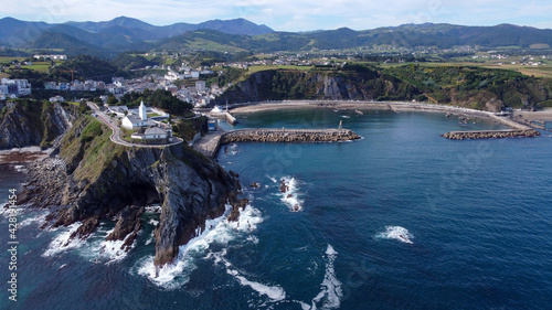 Luarca desde el mar
