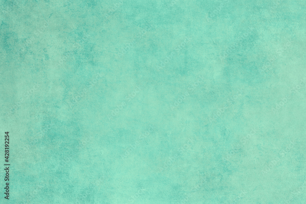 Mint green distressed wall background