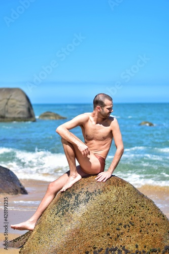 Quadro em tela Like a mermaid by the sea