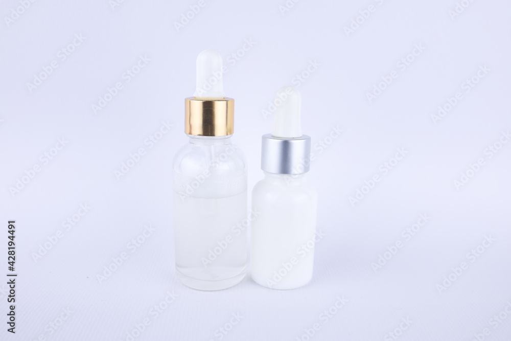 cosmetic bottles with gold and gray stopper cosmetic bottles with gold and gray stopper
