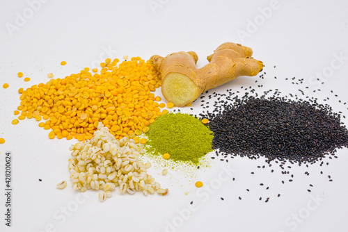 ingredient Tofu Cold tofu On white background