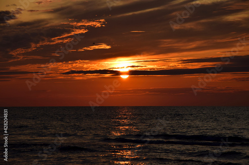 Zachód Słońca nad Bałtykiem © Marek