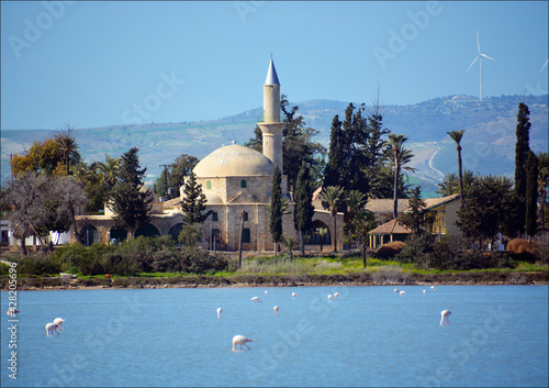 Hala Sultan Tekke Mosque in Larnaca, Cyprus